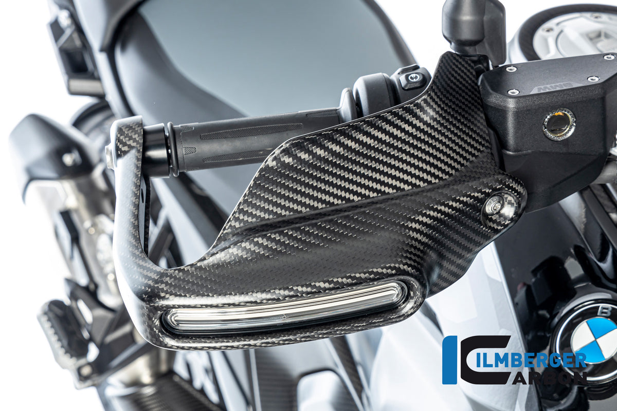 Ilmberger Carbon Handguard For Turn Signals Right BMW R 1300 GS - Matte / Twill