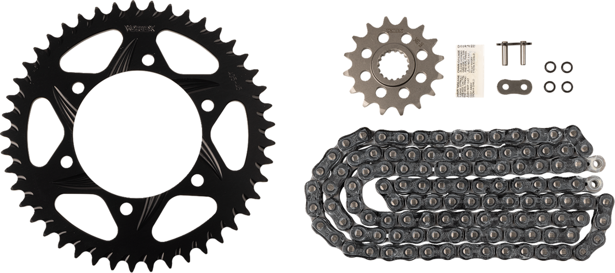 Vortex Chain And Sprocket Kit - HFRA - Black - Suzuki GSX-R1000