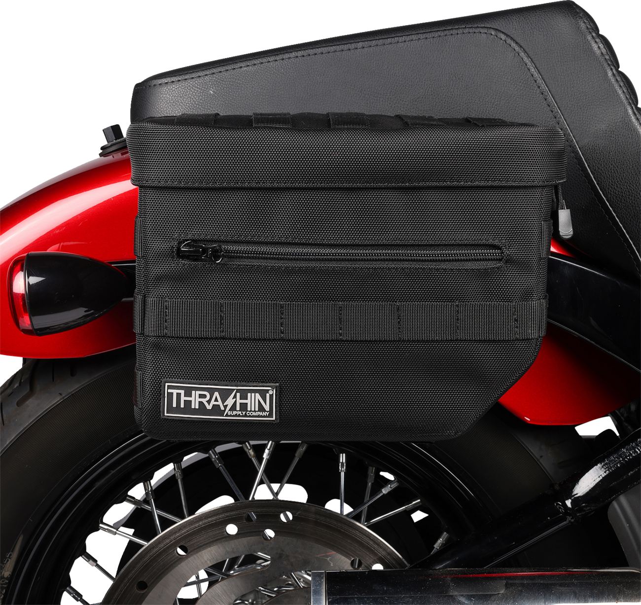 Thrashin Supply CO. Essential Saddlebags - Black