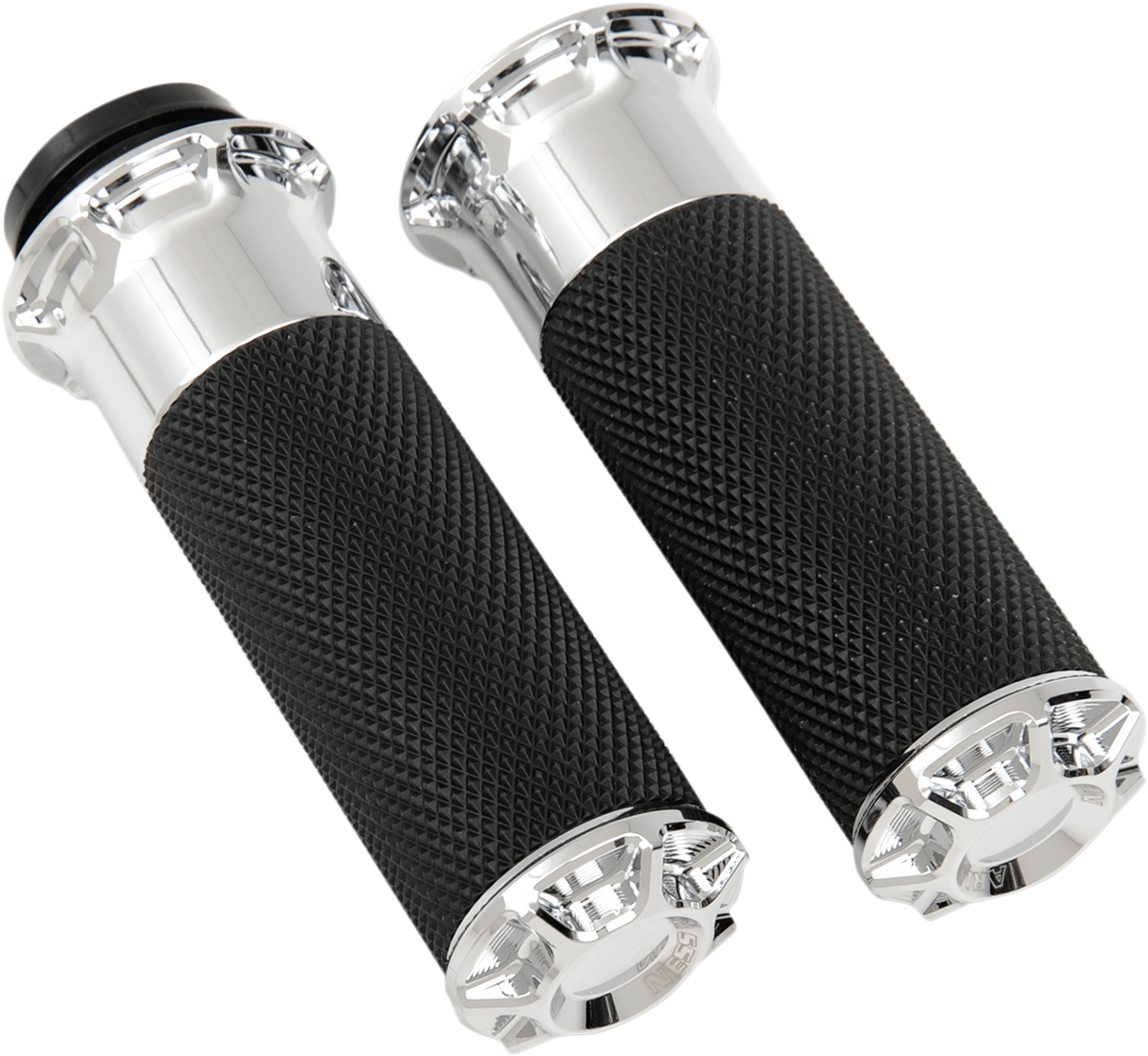 Arlen NESS Beveled Grips - TBW - Chrome