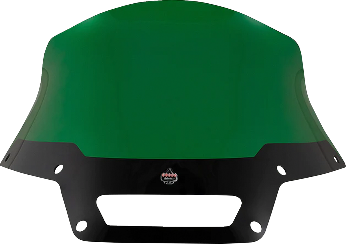 Klock Werks Kolor Flare® Windshield - 8" - Green - '22-'25 FXLRST