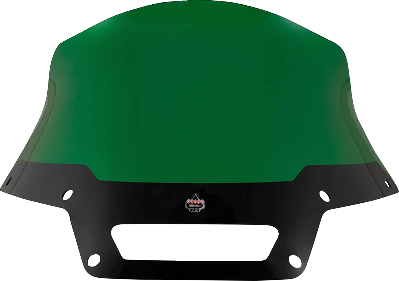 Klock Werks Kolor Flare® Windshield - 8" - Green - '22-'25 FXLRST