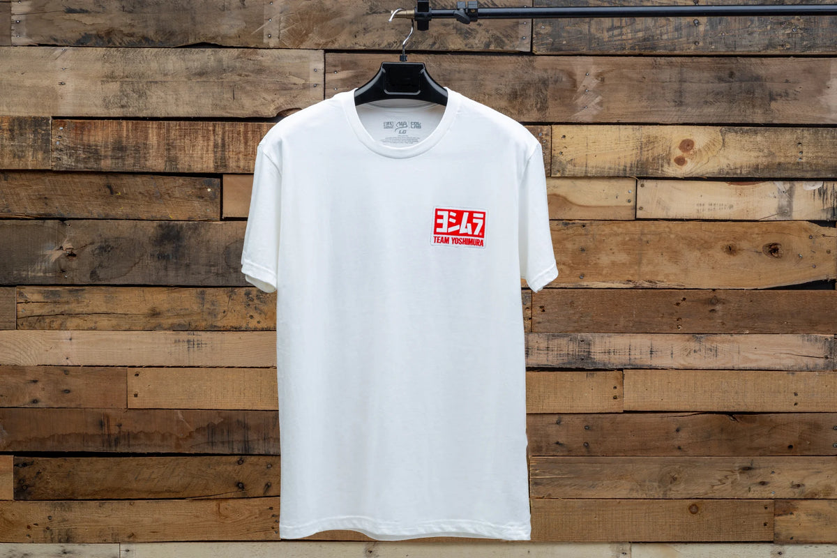 Yoshimura Small Bore Drags T-Shirt White