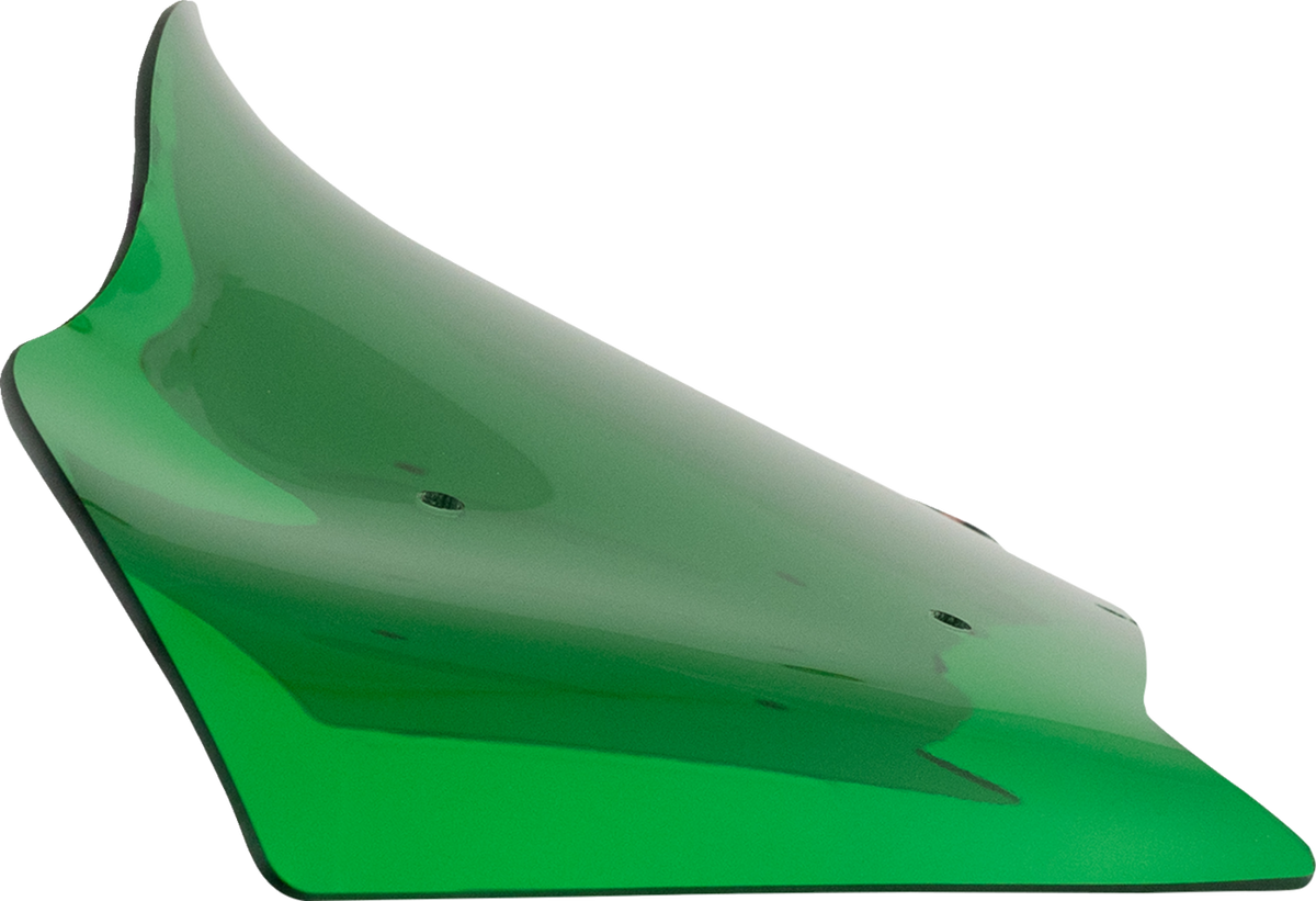 Klock Werks Kolor Flare® Windshield - 8" - Green - '23-'25 FLHX