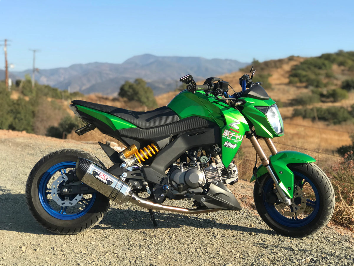Yoshimura U.S. SPEC KAWASAKI Z125 PRO (BR125) 2017-26 Race R-77 FS SS-SS-CF