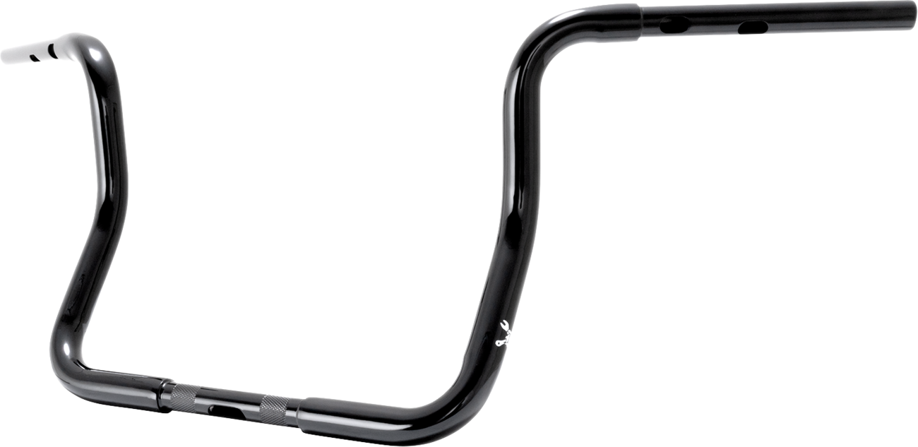 Burly Brand 1-1/4" Bagger Ape Hanger Handlebar - Touring - 13" - Black