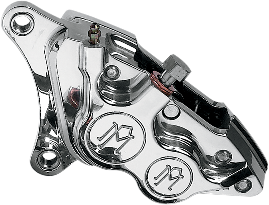 Performance Machine (PM) Caliper - Front Left - Polished - 00-17 Harley-Davidson