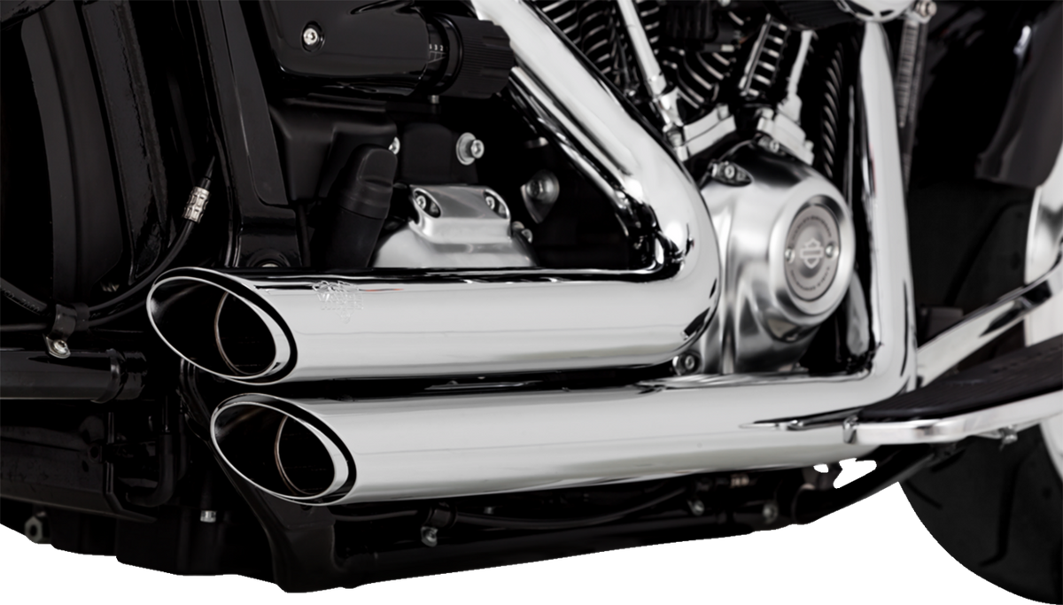 Vance & Hines Shortshots Staggered Exhaust System - Chrome