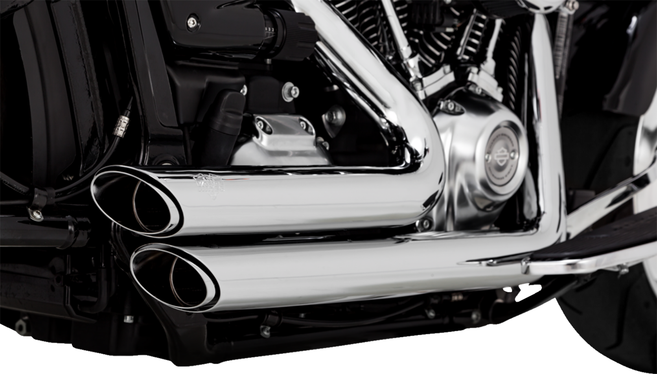 Vance & Hines Shortshots Staggered Exhaust System - Chrome