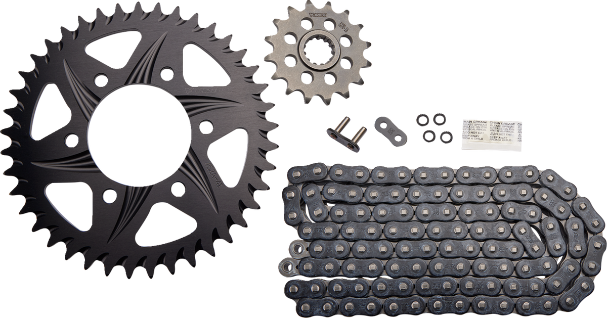 Vortex Chain And Sprocket Kit - HFRA - Black - Kawasaki Ninja ZX-10R