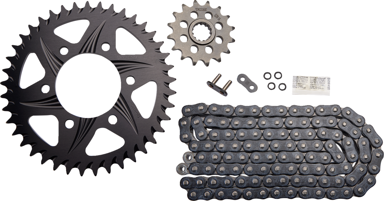 Vortex Chain And Sprocket Kit - HFRA - Black - Kawasaki Ninja ZX-10R