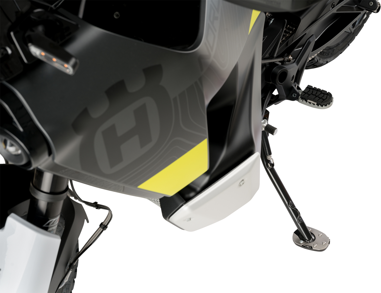 PUIG HI-Tech Parts Kickstand Pad Extension - KTM | Husqvarna - Adventure | Norden
