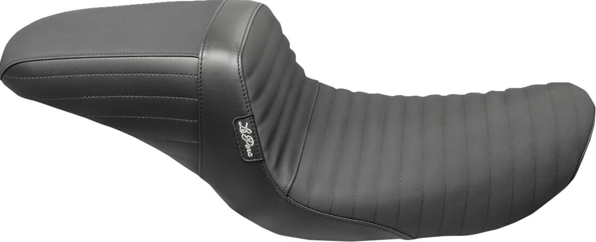 Le Pera Kickflip Seat - Pleated W/ Gripp Tape - Black - FXD '96-'03