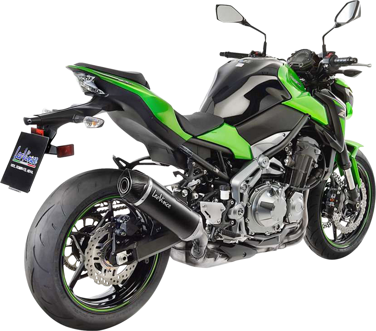 LeoVince Nero Slip-On Muffler - Stainless Steel - Z 900
