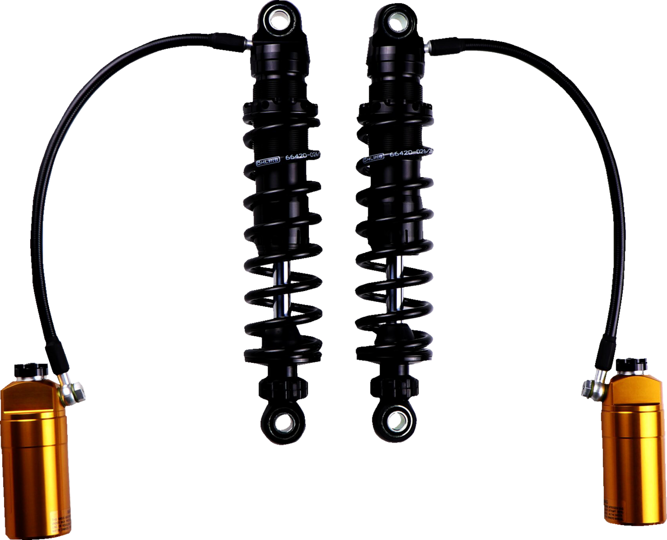 Ohlins Shock Absorber - 12" - Fully Adjustable - STX36 Blackline (HD778)