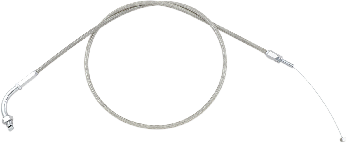 Motion Pro Armor Coat Stainless Steel Throttle/Idle Cable For Cruisers - Pull - VT600/750C