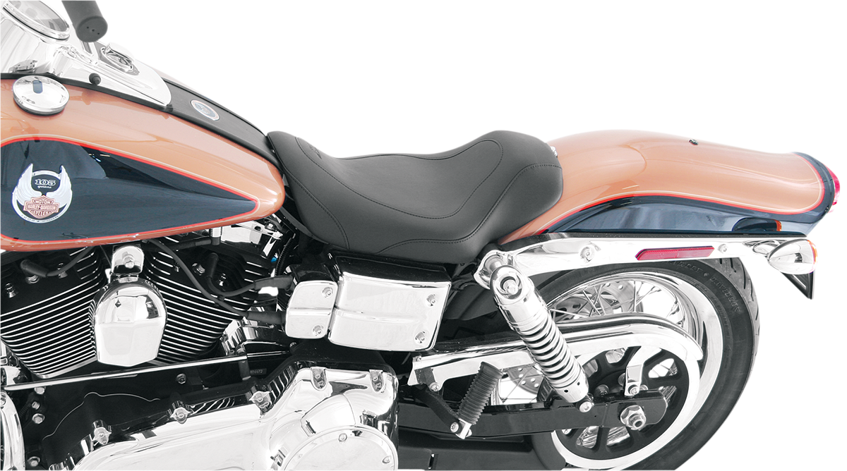 Mustang Tripper™ Solo Seat - Tuck And Roll - Dyna