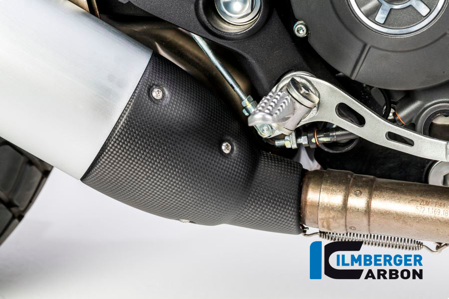 Ilmberger Carbon Muffler Exhaust Protector Ducati Scrambler 2016