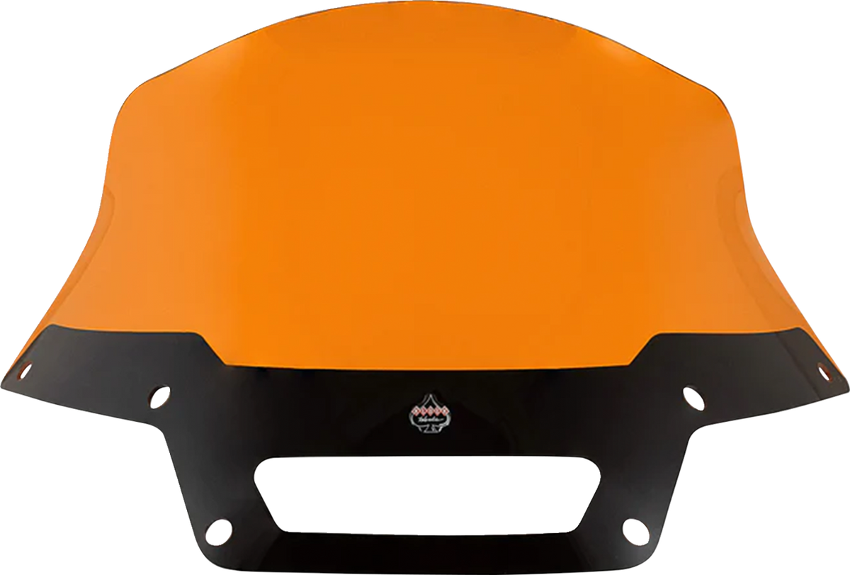 Klock Werks Kolor Flare® Windshield - 8" - Orange - '22-'25 FXLRST