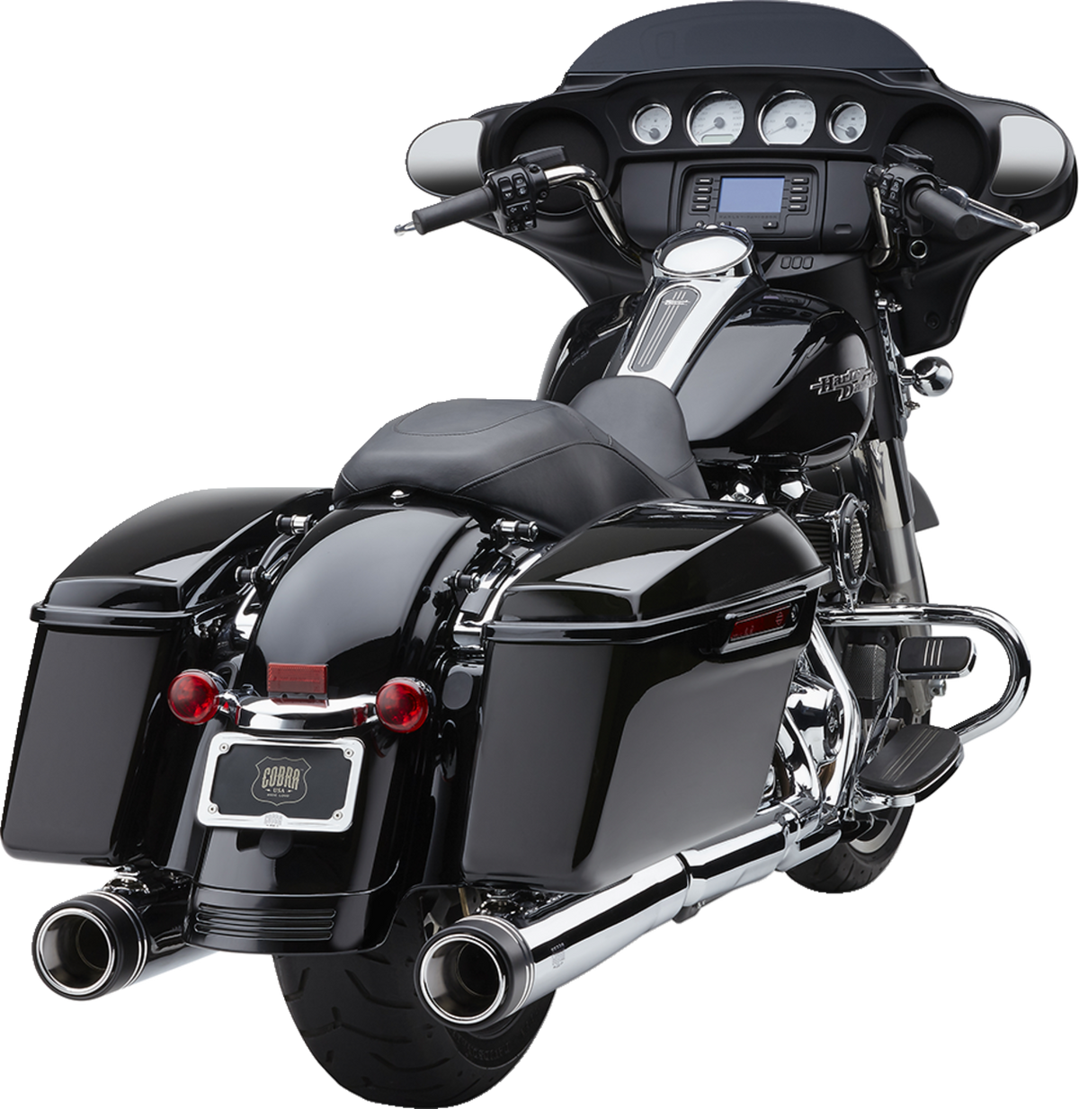 Cobra 4-1/2" Neighbor Haters® Series Mufflers - Chrome