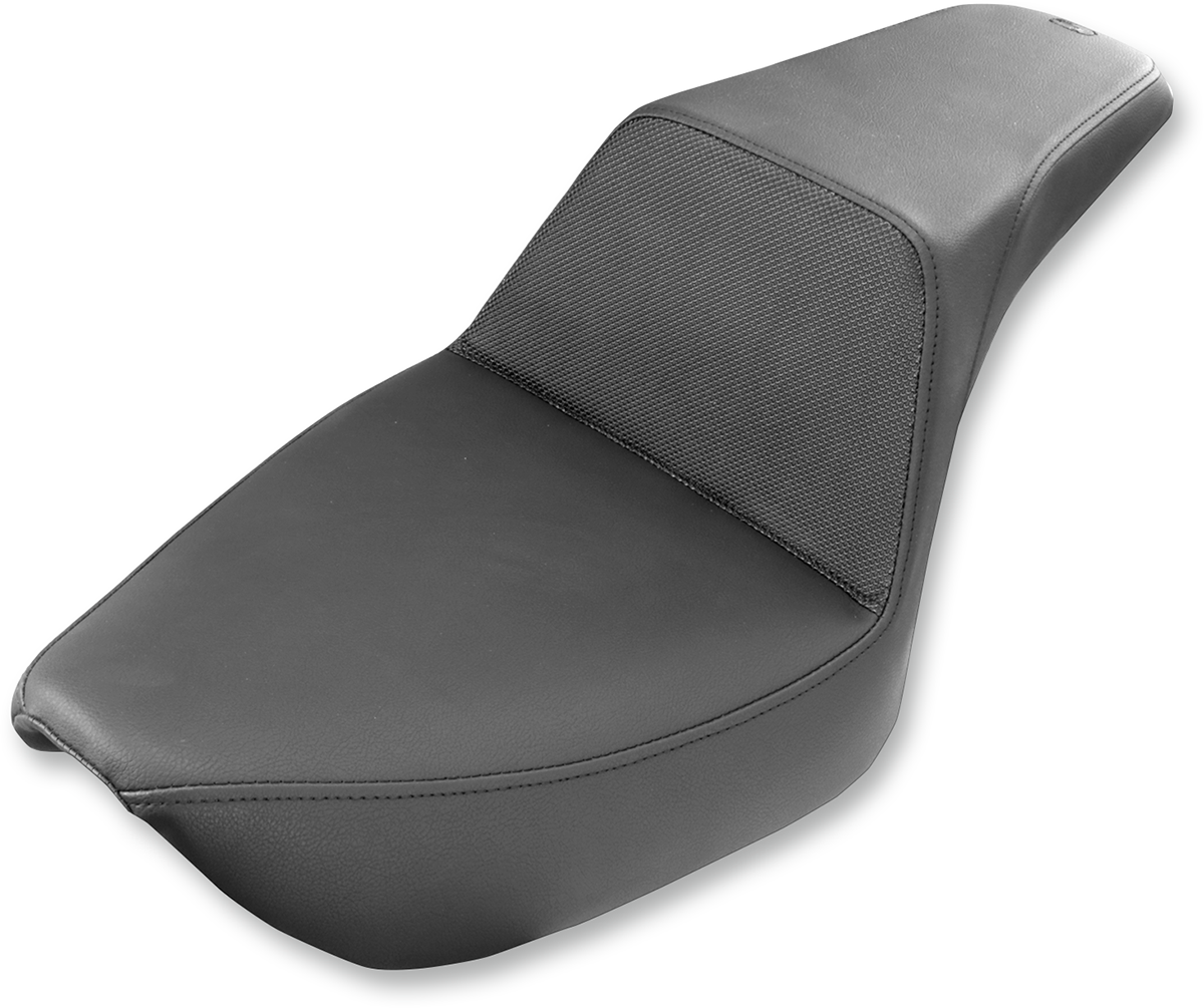 Saddlemen Step-Up Seat - Gripper - Black - FXD