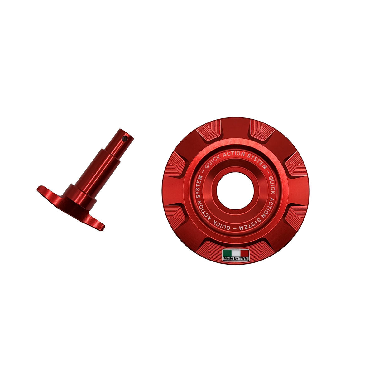 TWM Quick Action CNC Aluminum Gas Cap for Hypermotard 698 Mono