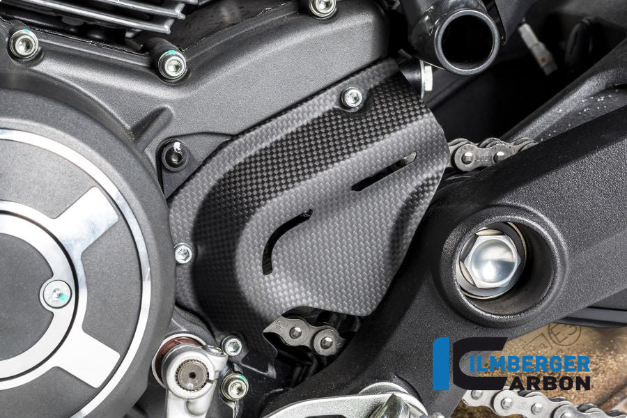 Ilmberger Carbon Sprocket Cover Ducati Scrambler 2016 - Matte