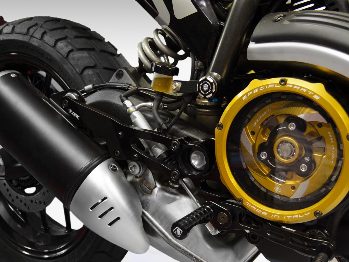 Ducabike DBK Prmscra02 - Single-Seat Rider Footboard Kit Scrambler 800 Next-Gen