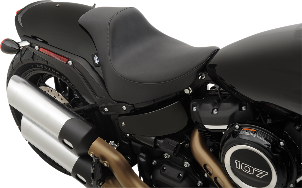 Drag Specialties Seats EZ-Solo Seat - Smooth - Solar-Reflective Leather - FXFB/S '18-'22