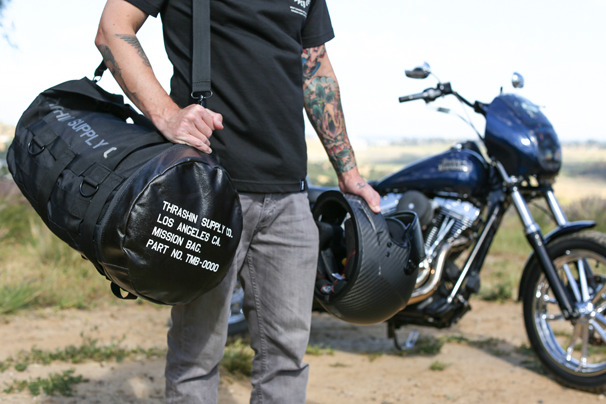Thrashin Supply CO. Mission Duffel Bag - Black