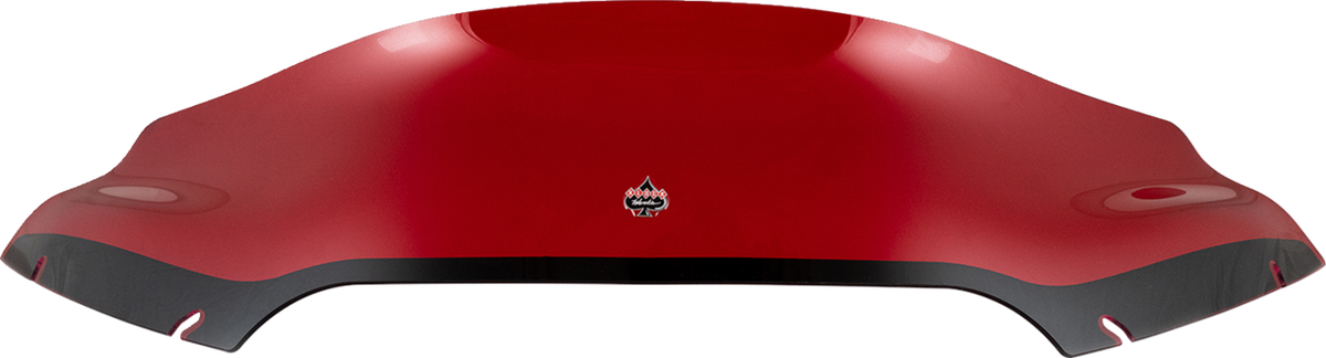 Klock Werks Kolor Flare® Windshield - 6" - Red - '15-'25 FLTR