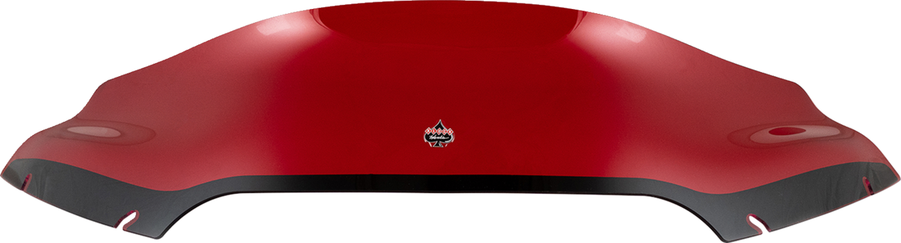 Klock Werks Kolor Flare® Windshield - 6" - Red - '15-'25 FLTR