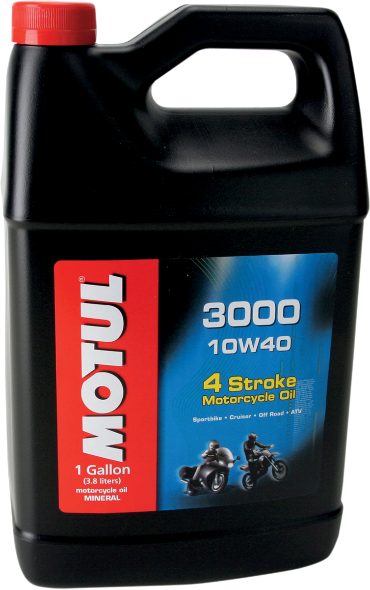 Motul 3000 Mineral 4T Engine Oil - 10w-40 - 1 US Gallon