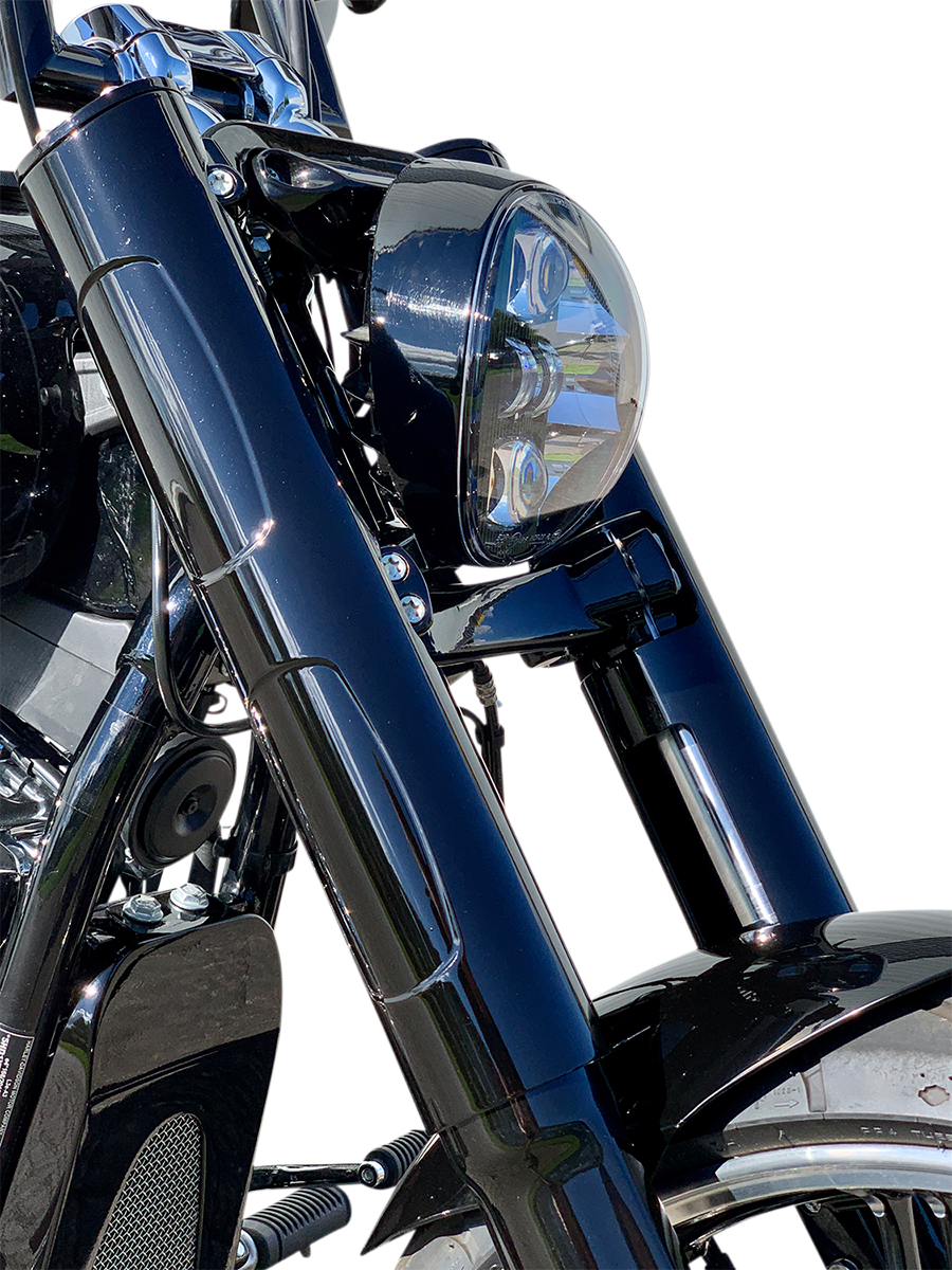 Kodlin USA Fork Cover - Black - '18-'24 FXBR/FXBRS