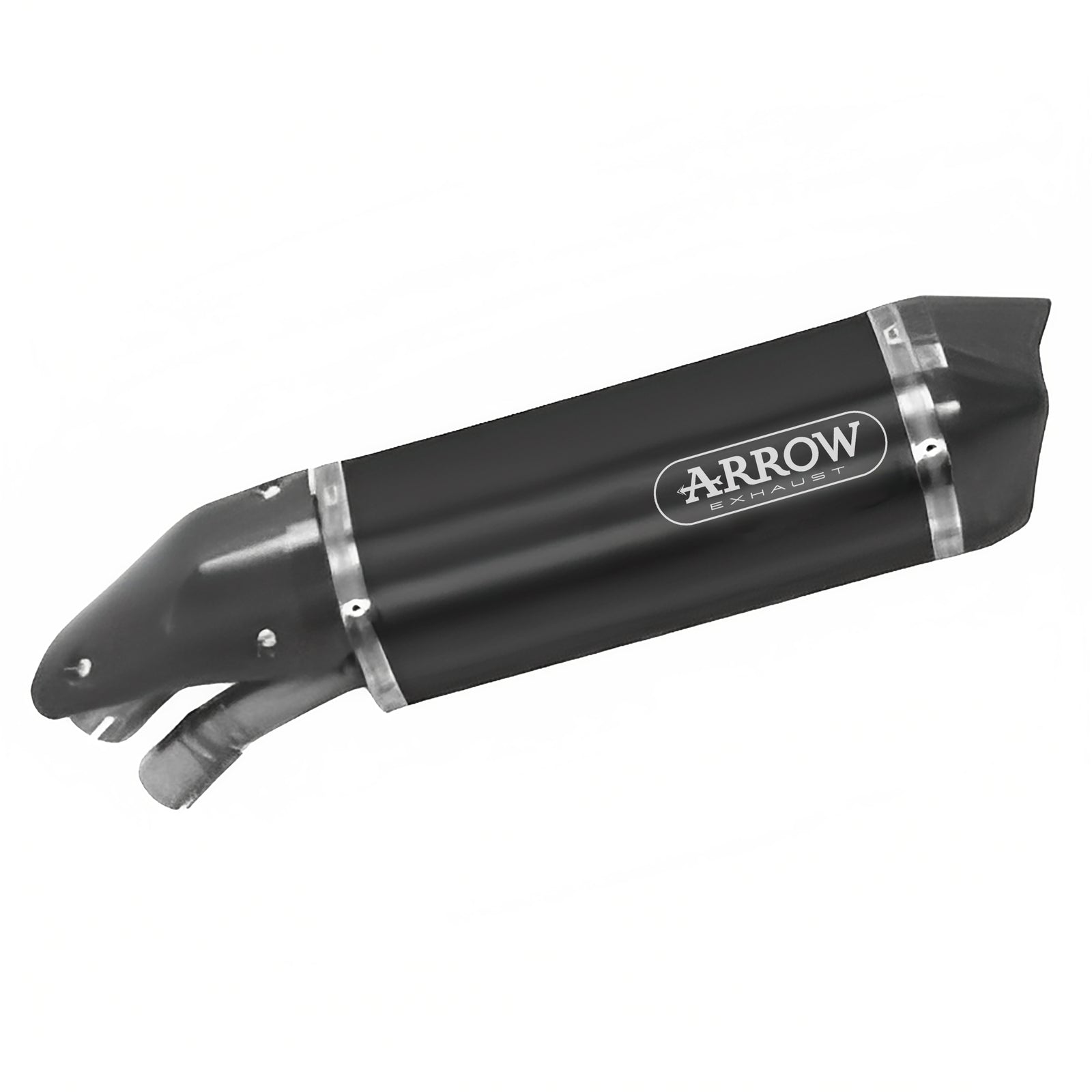Arrow 71837AKN Race-Tech Aluminium Dark Slip On With Carbon End Cap