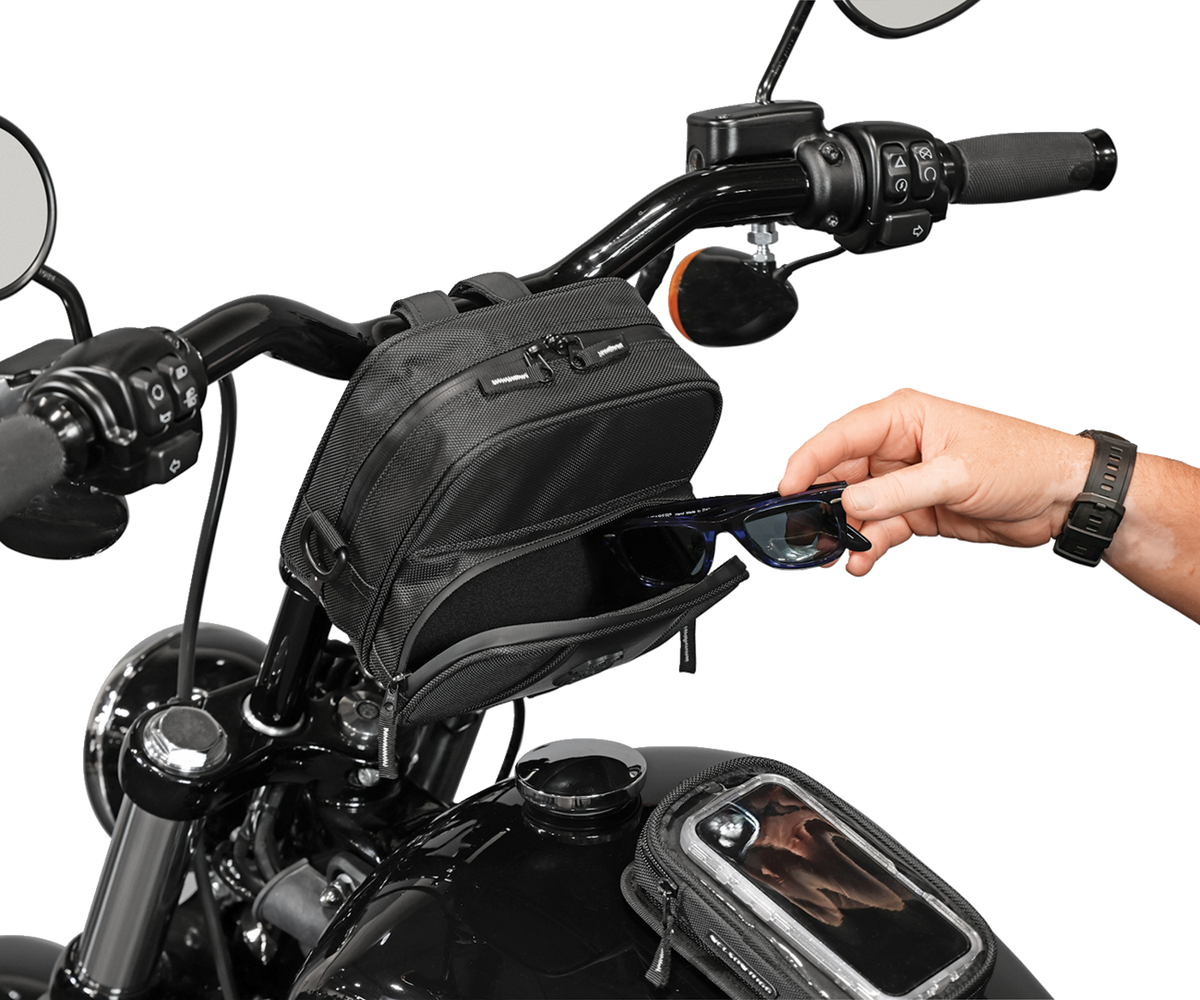 Nelson RIGG Route 1 Highway Handlebar Bag - Black