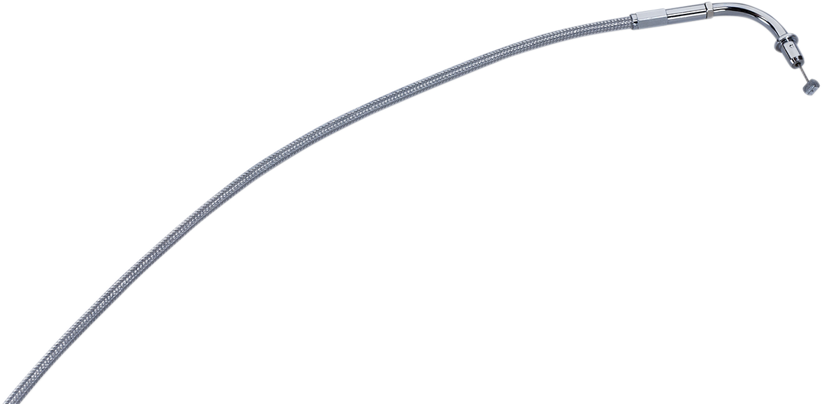 Barnett Stainless Steel Throttle/Idle Cable For Victory — Throttle