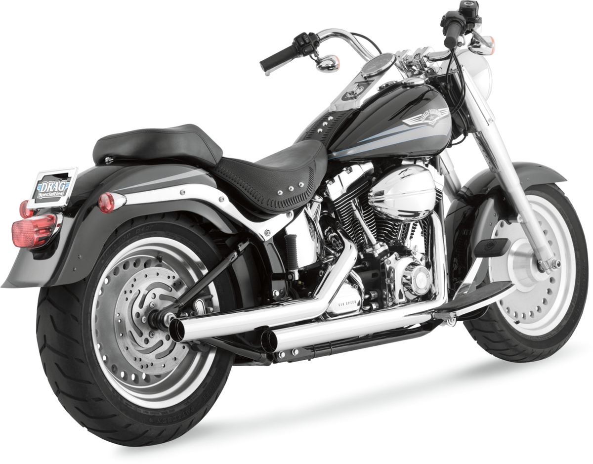Vance & Hines Straightshots Exhaust System - Chrome - Softail