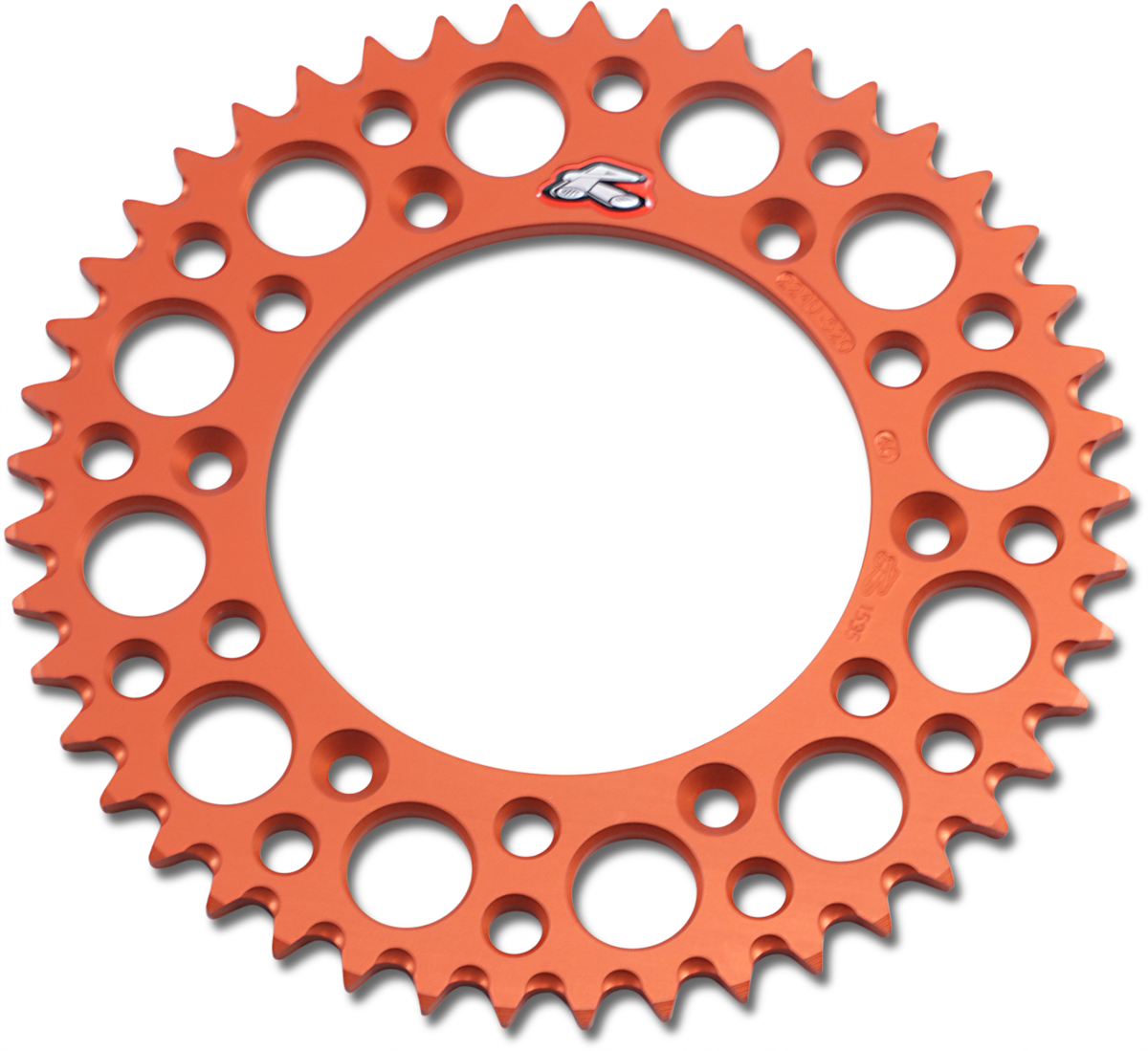 Renthal Rear Sprocket - Aluminum - 45 Tooth - Orange