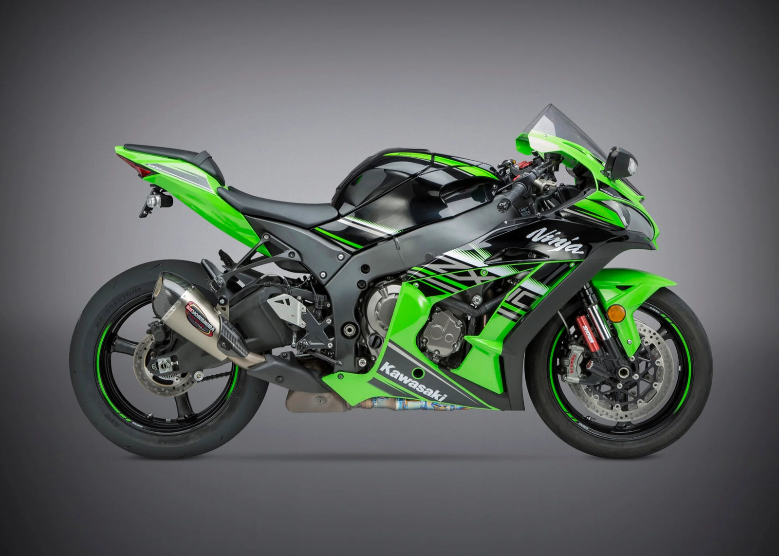 Yoshimura ZX-10R/RR 12-20 ALPHA T Slip-On Titanium Exhaust, W/ Titanium Muffler