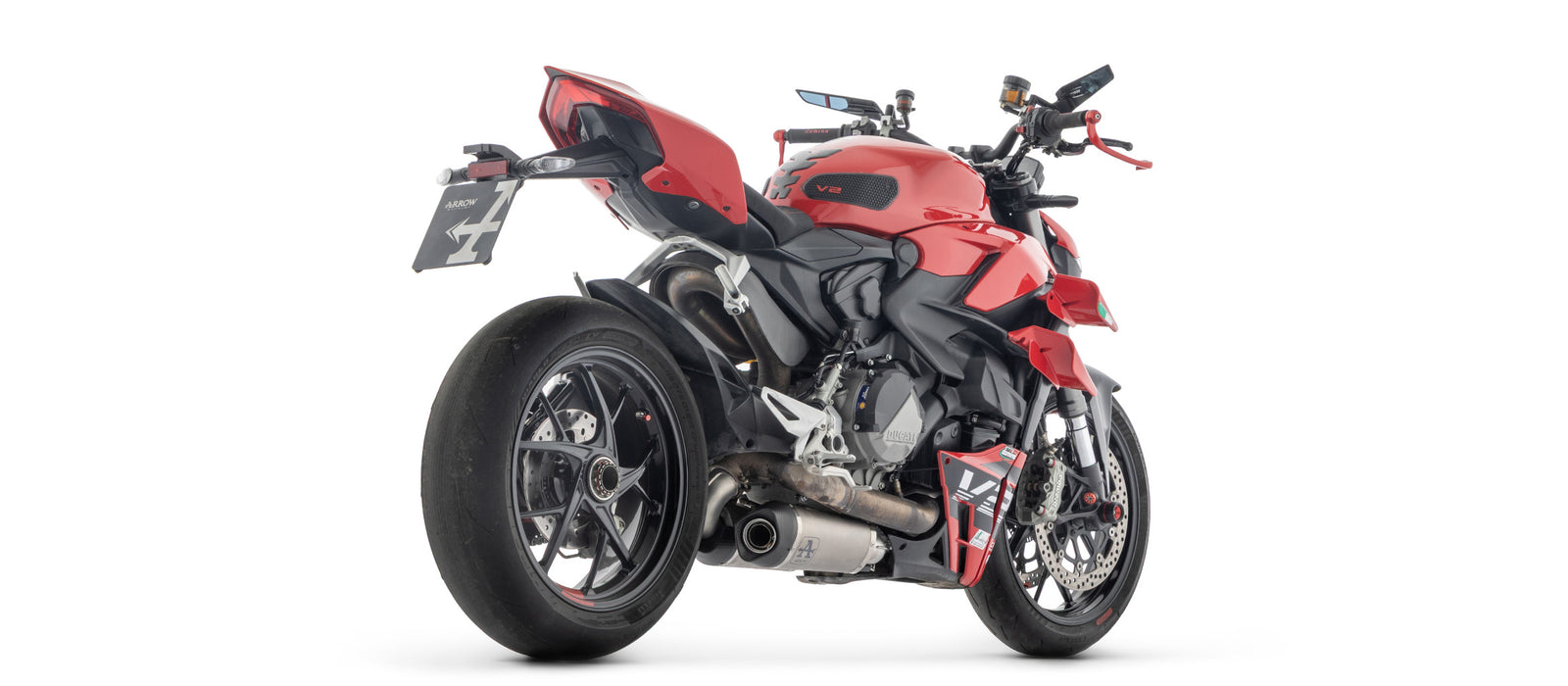 71160PK Titanium Works Slip Ons (Right And Left) With Carbon End Cap