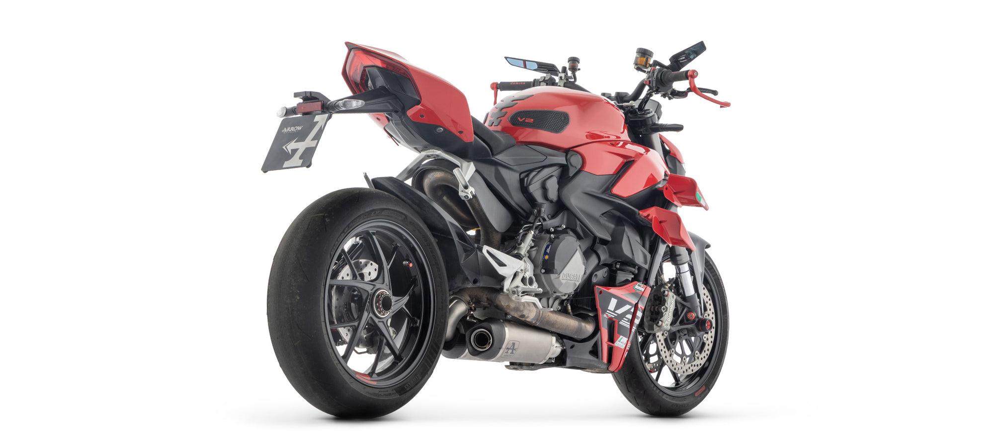 71160PK Titanium Works Slip Ons (Right And Left) With Carbon End Cap