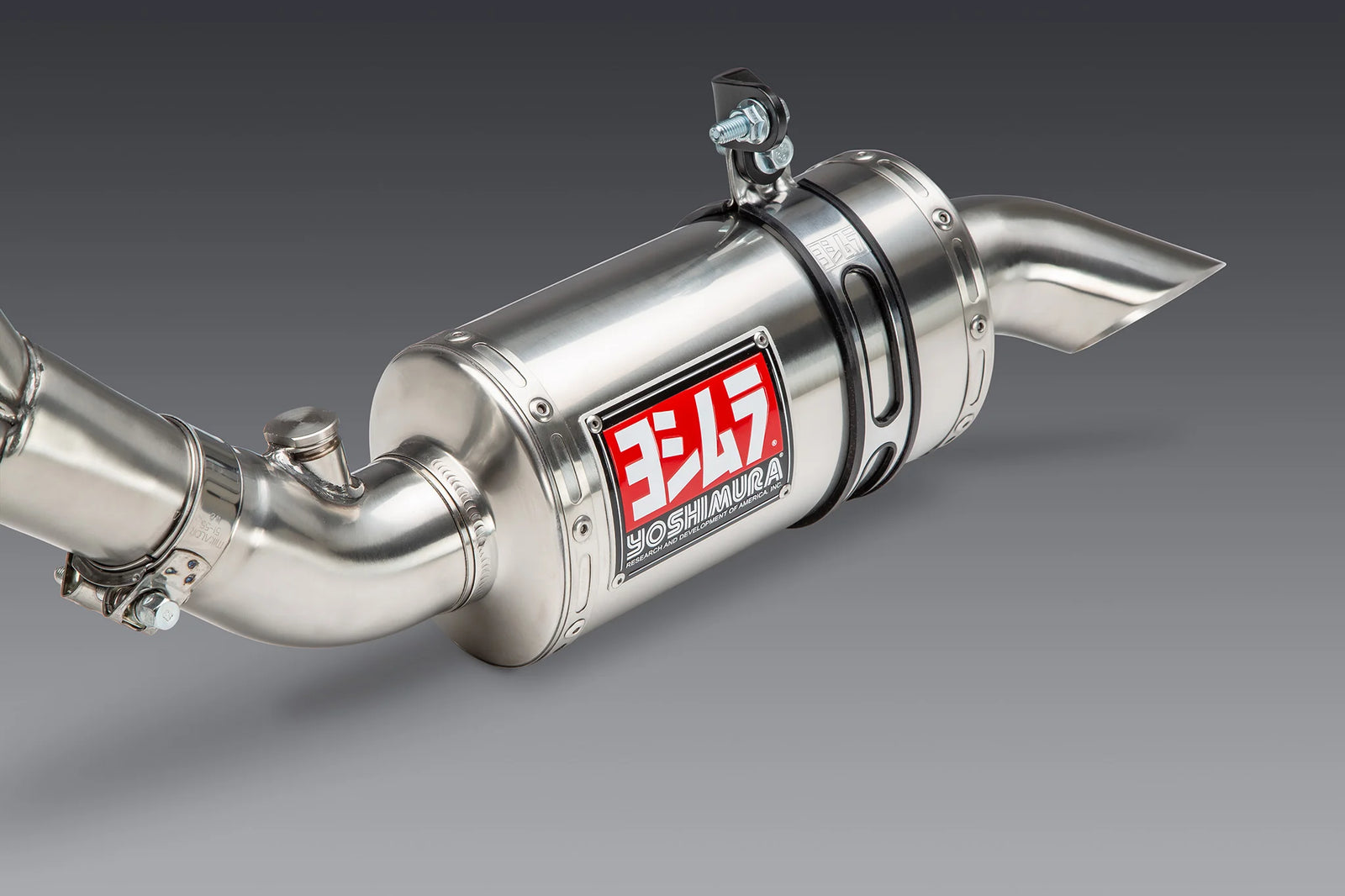 Yoshimura GSX-R1000 05+ / ZX-10R 07+ Oval Track Mod Lites Stainless Full Exhaust, W/ Stainless Muffler