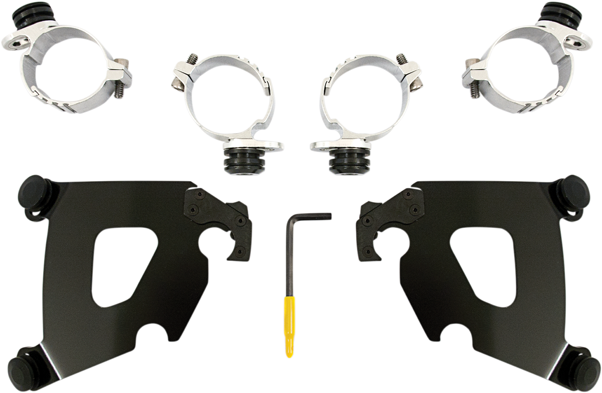 Memphis Shades Cafe Mounting Kit - Black - FX