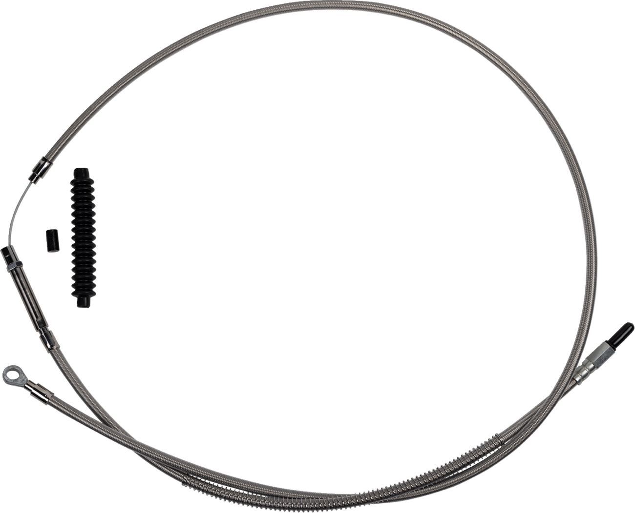 Barnett High-Efficiency Stainless Steel Clutch Cable For Harley-Davidson - +10" - '21-'24 FL
