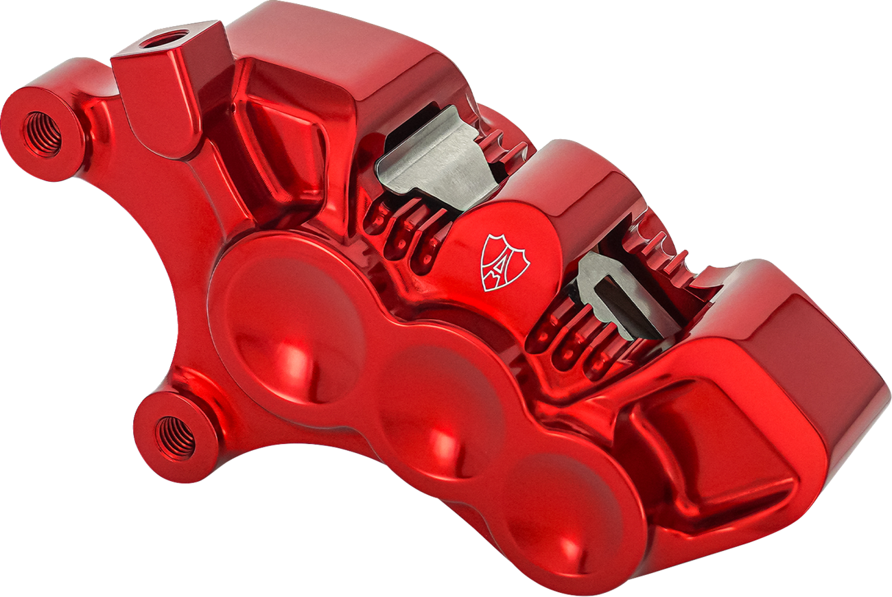 Arlen NESS Monoblock Axial Brake Caliper - 14" - Left - Red
