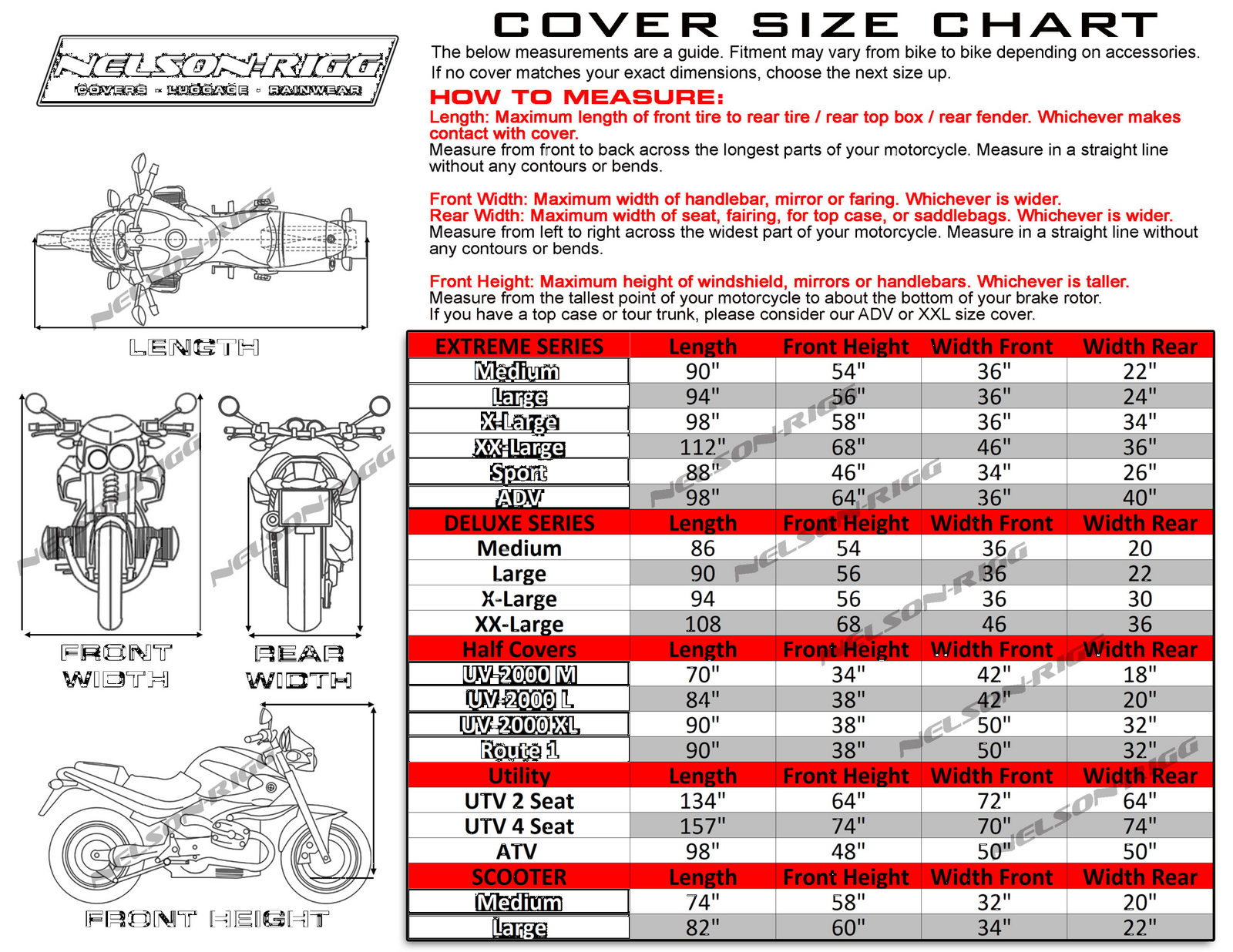 Nelson RIGG Defender Extreme Cover - ATV