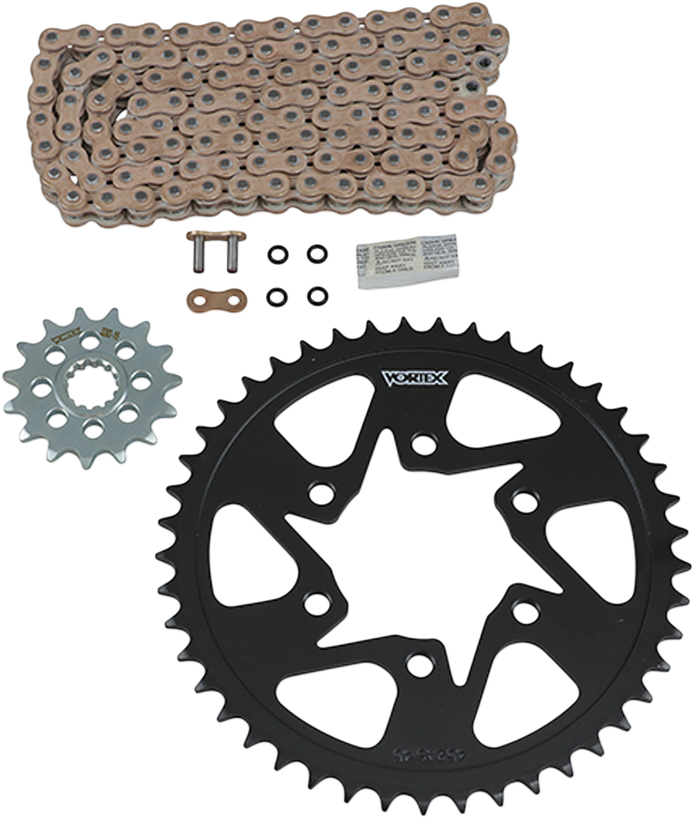 Vortex Chain And Sprocket Kit - HFRS - Gold - Kawasaki ZX-6R