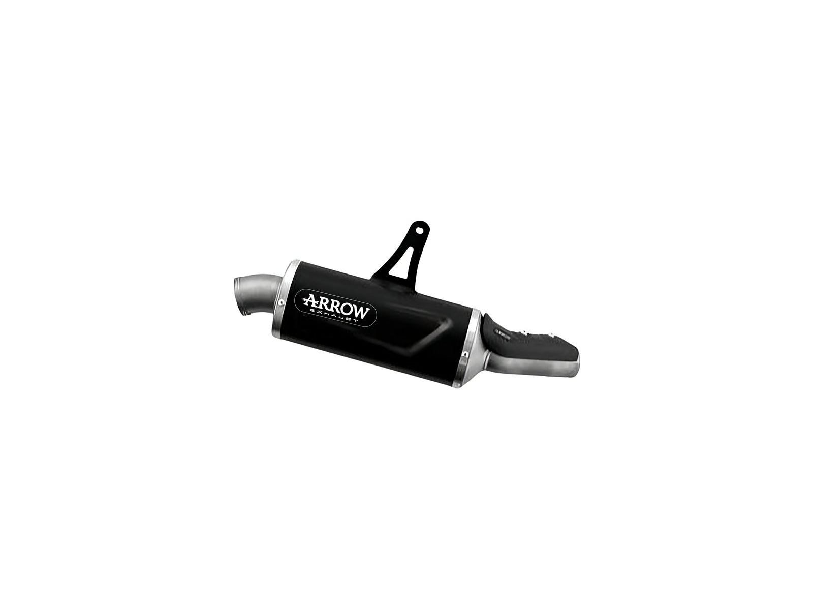 72645AON Indy Race Evo Aluminium Dark Slip On With Steel End Cap