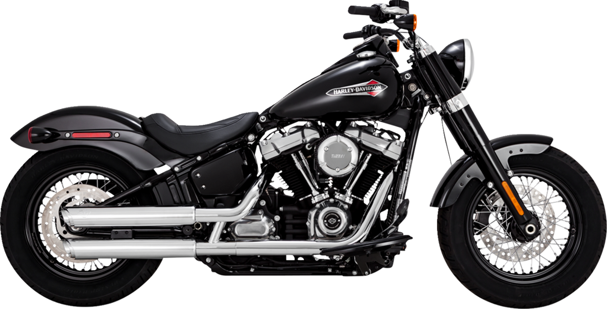 Vance &amp; Hines 3" Twin Slash Slip-On Muffler - Chrome